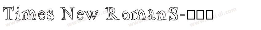 Times New RomanS字体转换
